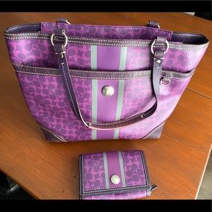 EUC Coach Purse and matching wallet